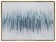 A & B Home Blue/Gray/Silver Fissure Oil Painting Wall Art-1