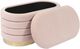 TOV Furniture by TOV Slashed Blush Velvet Lillian Storage Bench-4