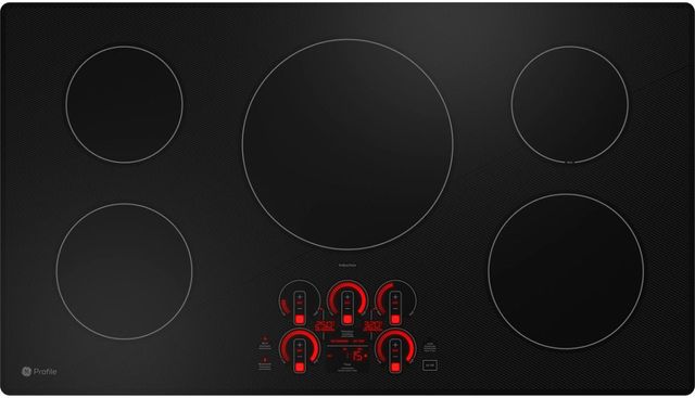 GE Profile™ 36" Black on Black Induction Cooktop-1