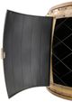A & B Home Brown Drum Table-4