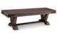 Handstone Chattanooga 60” Pedestal Bench with Fabric Seat-0