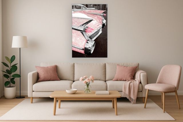Classy Living Glamalicious Retro Car Art Piece Wall Art-1