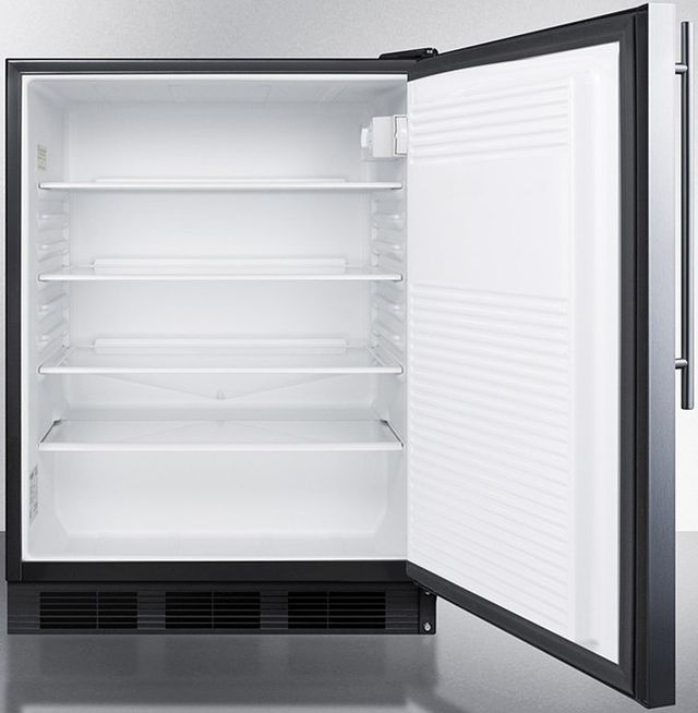 Accucold® by Summit® 5.5 Cu. Ft. Stainless Steel Under the Counter Refrigerator-2