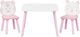 Northfield Living 3-Piece Pink/White Kids Table and Chair Set-3