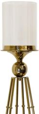 Stylecraft Gold Bamboo Cage Candle Holder-1