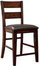 Furniture of America® Dickinson 2-Piece Dark Cherry Counter Chair Set-0