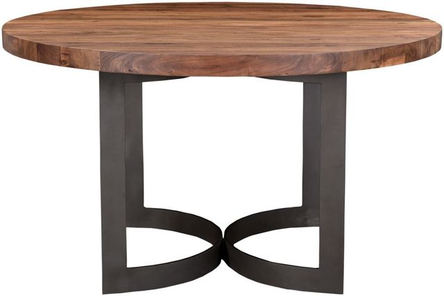 Moe's Home Collection Bent Smoked Round Dining Table-1