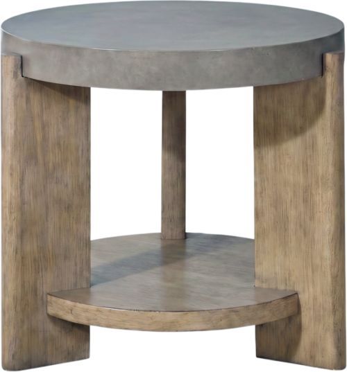 Liberty Furniture Affinity 3-Piece Gray Occasional Table with Dusty Taupe Base Set-2
