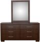 Coaster® Jessica Cappuccino Dresser and Mirror-1