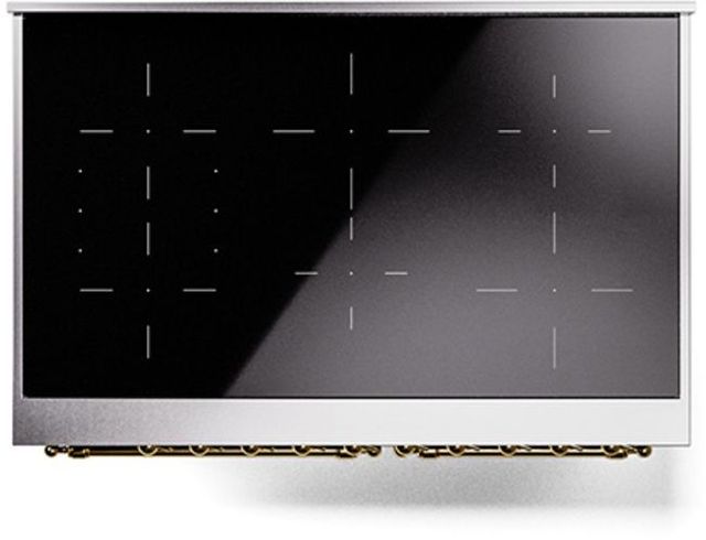 Ilve® Nostalgie II Series 40" Emerald Green Pro Style Induction Range-2