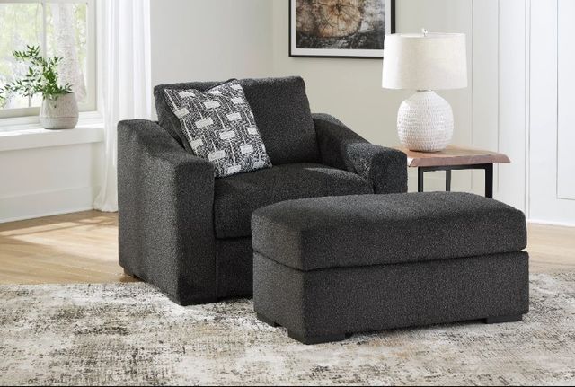 Benchcraft® Wryenlynn Onyx Ottoman-2