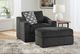 Benchcraft® Wryenlynn Onyx Ottoman-2