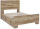 Signature Design by Ashley® Hyanna Tan Brown Queen Storage Panel Bed-1