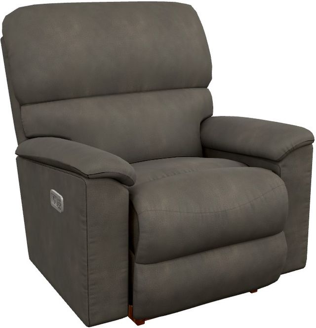 La-Z-Boy® Brooks Slate Power Rocking Recliner with Headrest and Lumbar-0