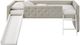 Intercon Addyson Fog Youth Twin Upholstered Loft Bed-2