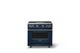 Viking® 7 Series 36" Slate Blue Pro Style Natural Gas Range with 12" Reversible Griddle-5
