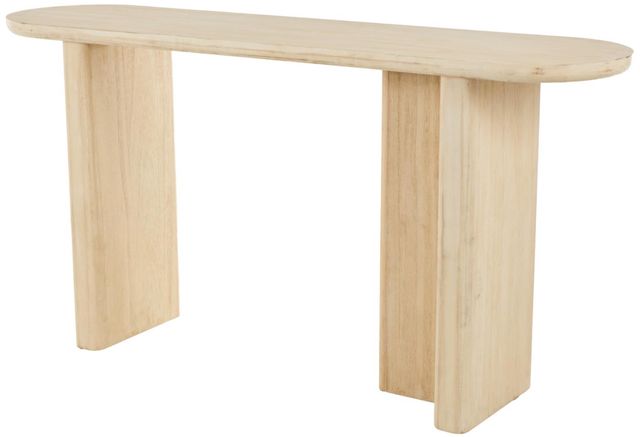 Deco Marche Light Brown Handmade Minimalistic Console Table-3