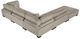 Homelegance® Traverse 5-Piece Taupe One-Arm Modular Sectional with Ottoman-4