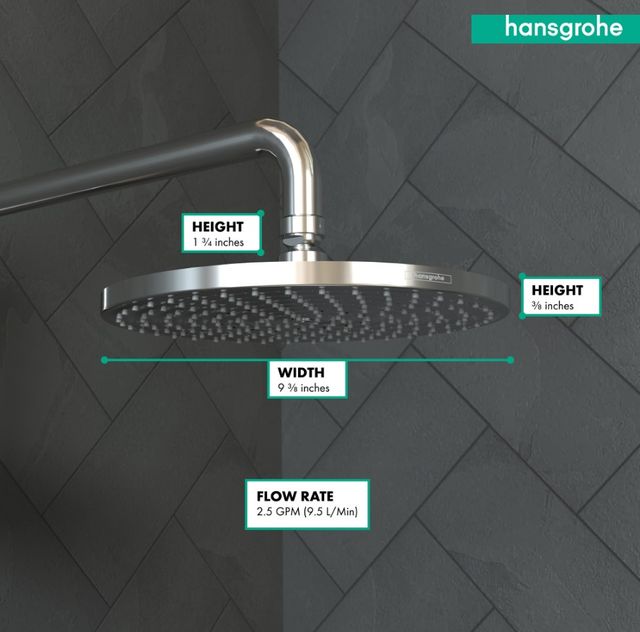 Hansgrohe Raindance S Chrome Showerhead with 2.5 GPM-4