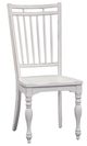 Liberty Furniture Magnolia Manor 3-Piece Antique White/Weathered Bark Optional Drop Leaf Dining Set-3