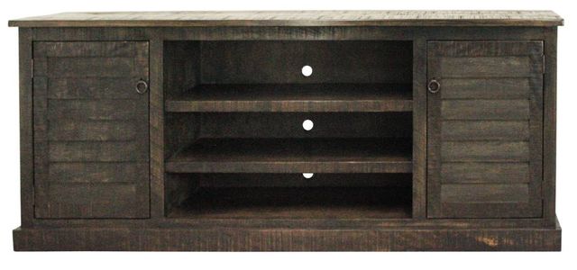 American Heartland Manufacturing Rustic Provincial 82" Shutter TV Stand-1