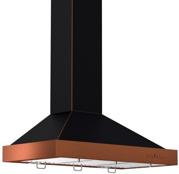 ZLINE Designer Series 36" Oil-Rubbed Bronze and Copper Wall Mount Range Hood-0