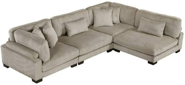 Homelegance® Traverse 4-Piece Taupe L-Shape Modular Sectional-0