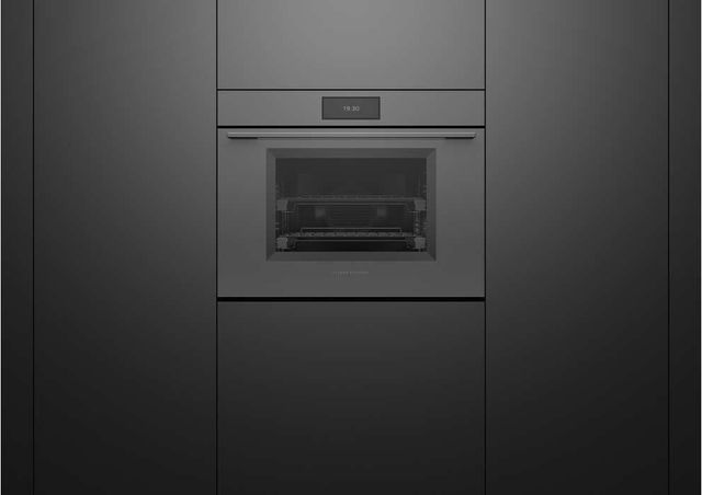 Fisher & Paykel Series 11 Minimal 30" Grey Glass Combination Steam Oven-2