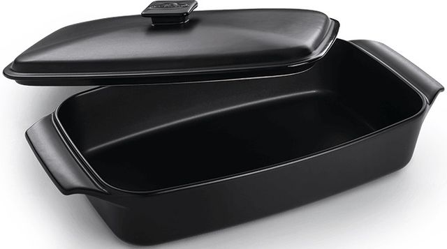 Napoleon Black Ceramic Casserole Dish-0