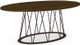 Amisco Customizable Calypso Walnut Veneer Oval Dining Table-0