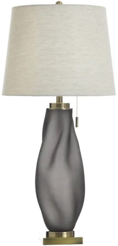 Stylecraft Izmir Smoke Table Lamp-0
