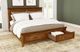 A-America® Bandalier Russet California King Storage Bed-4