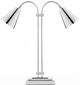 Currey & Company Symmetry Polished Nickel Double Desk Lamp-2