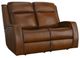 Flexsteel® Mustang Rust Power Reclining Loveseat with Power Headrests-0