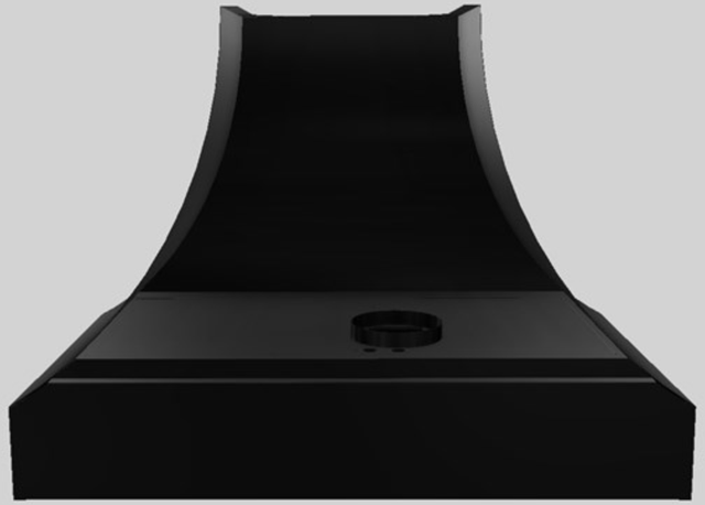 Vent-A-Hood® Designer Series 42" Black Wall Mounted Range Hood-2
