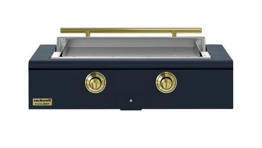 Caliber™ Rockwell Social 42" Juniper Built-In Liquid Propane Outdoor Griddle with Brass Hardware-0
