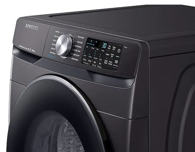Samsung 4.5 Cu. Ft. Fingerprint Resistant Black Stainless Steel Front Load Washer-4