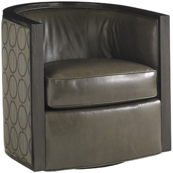 Lexington Home Customizable Leather Palermo Swivel Chair Logan, UT
