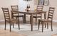 Winners Only® Carmel Rustic Brown 60" Dining Table-1