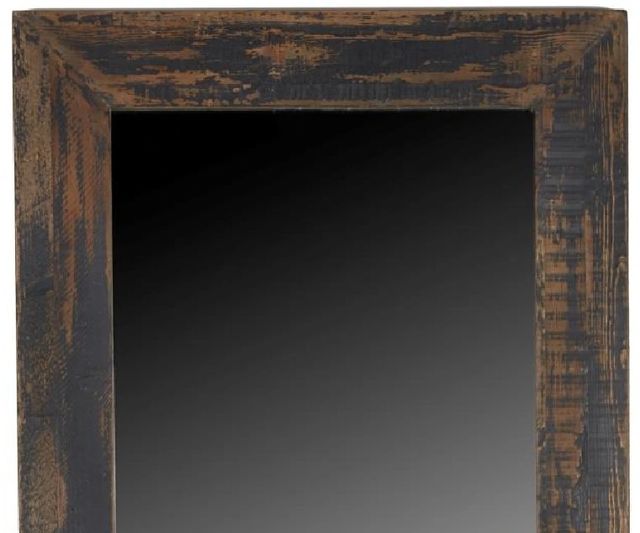 Nest Home Collections Santa Barbara Antique Black Leaner Mirror-2