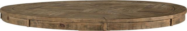 Signature Design by Ashley® Grindleburg Grayish Brown Dining Table with Textured White Base-1