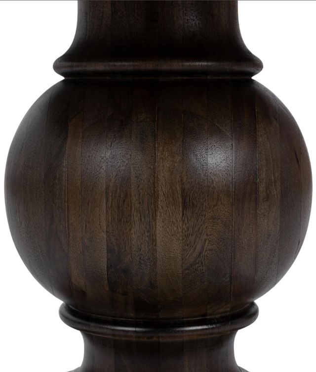 Classic Home Brookside Cocoa Brown Round Dining Table-3