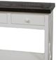 Million Dollar Rustic X Brace Brown/White Sofa Table-1