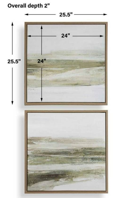 Uttermost® All Of A Sudden 2-Piece Framed Canvas Set-2