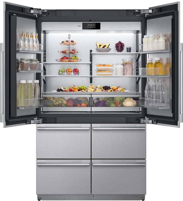 SKS 48" 26 Cu. Ft. Panel Ready Built-In French Door Refrigerator-4