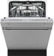 Bertazzoni 24" Stainless Steel Top Control Built-In Dishwasher-2