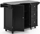 homestyles® Dolly Madison Black Kitchen Cart-1