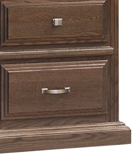Wolfcraft Furniture McKinley Brown 2-Drawer Nightstand-1