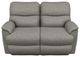 La-Z-Boy® Trouper Charcoal Manual Reclining Loveseat-1