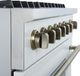 FORNO® Marco Series Alta Qualita 36" White Pro Style Gas Range-5